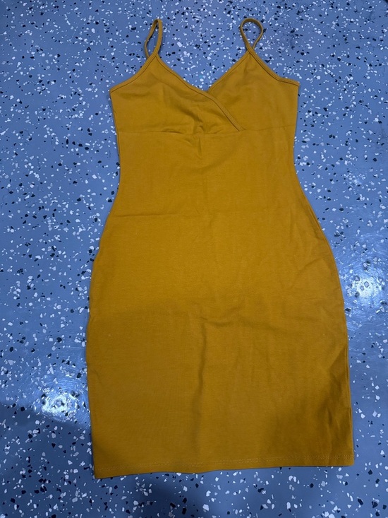 wild fable Dresses & Skirts - wild fable Mustard Yellow Spaghetti Strap Bodycon Dress